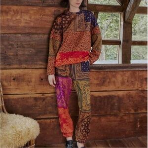 FARM Rio Vibrant Patchwork Jumpsuit